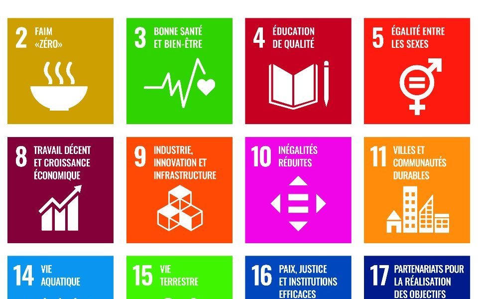 Poster des 17 objectifs de développement durable de l'ONU