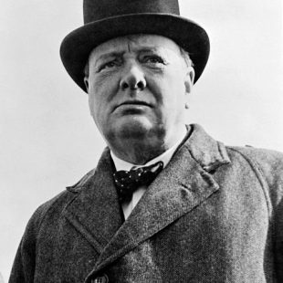 Portrait photographique de W. Churchill en 1942