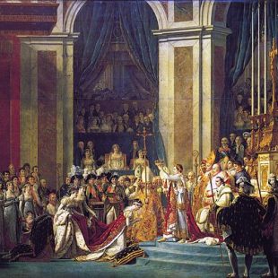 Tableau de David, Sacre de Napoléon par Pie VII