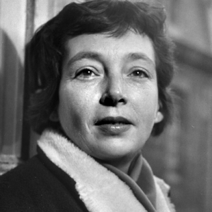 Portrait photographique de Margerite Duras en 1955