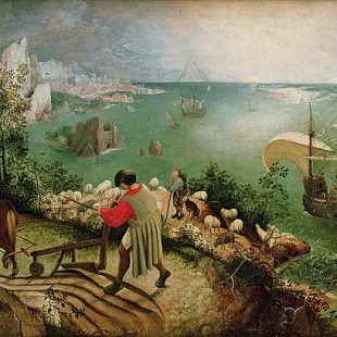 La chute d'Icare de Brueghel le vieux