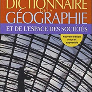 couverture du livre Dictionnaire de la géographie et de l'espace...