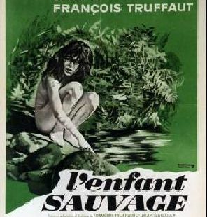 Affiche du film de Truffaut L'enfant sauvage