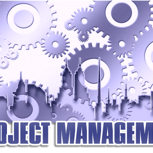 image virtuelle de rouages avec les mots : project management
