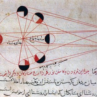 Dessin d'astronomie d'Al-Biruni