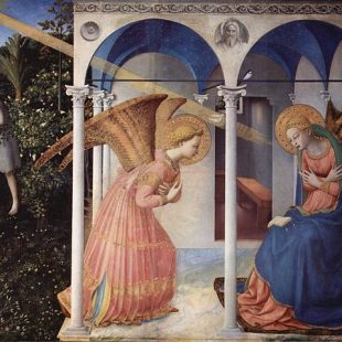Fra Angelico, l'Annonciation, circa 1430