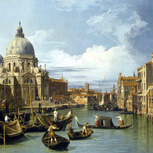 Panorama de Venise par le peintre vénitien Canaletto