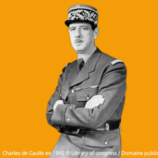 Portrait du Général de Gaulle en tenue militaire