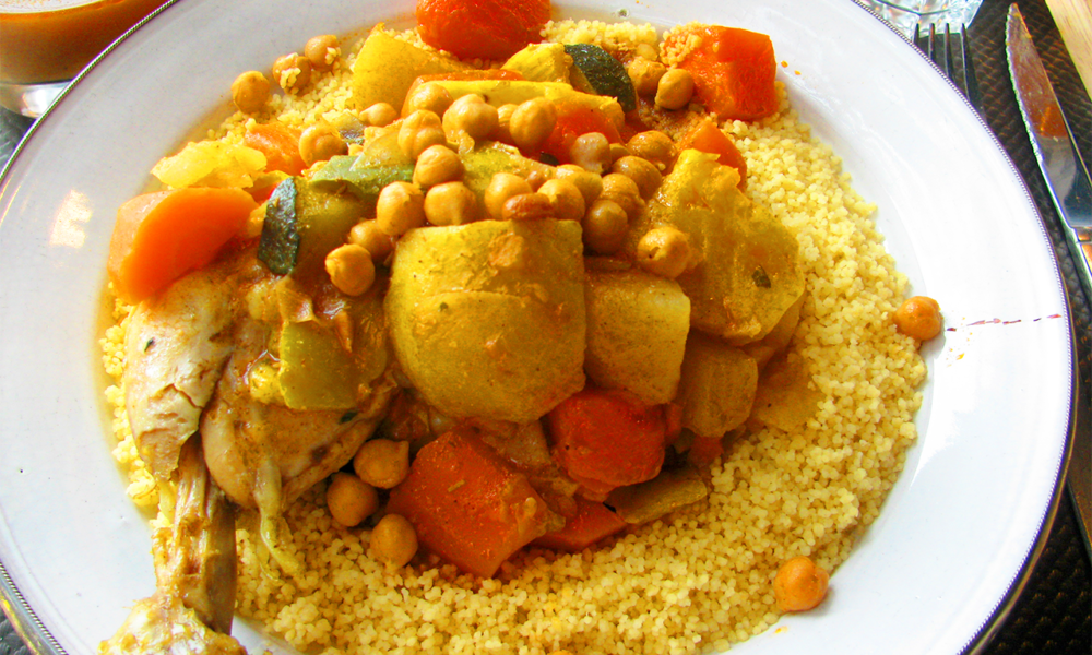 Assiette de couscous