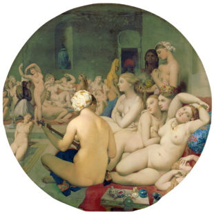 Tableau Le bain turc de Jean-Auguste-Dominique Ingres, conservé au Musée du Louvre