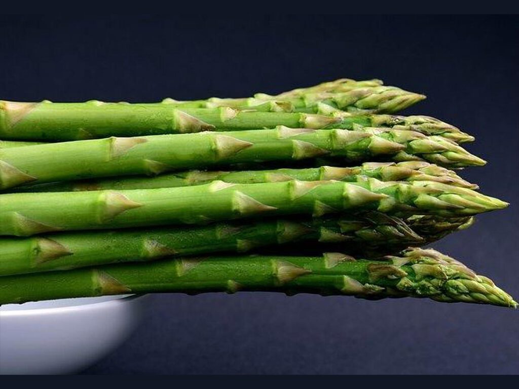 Botte d'asperges vertes